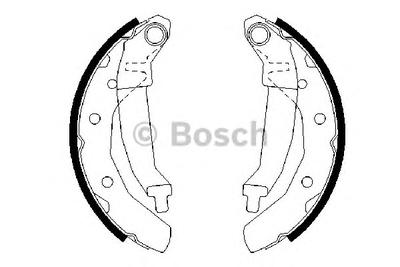 Комплект тормозных колодок BOSCH 0 986 487 628