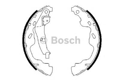 Комплект тормозных колодок BOSCH 0 986 487 665