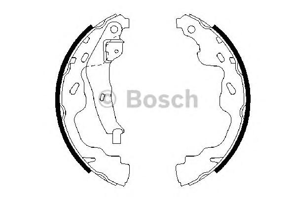 Комплект тормозных колодок BOSCH