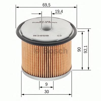 Топливный фильтр BOSCH