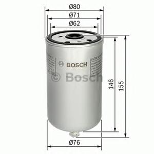 Топливный фильтр BOSCH 1 457 434 447