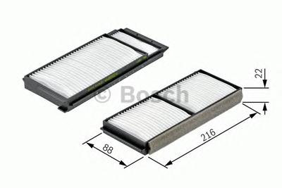 Фильтр салона BOSCH 1 987 432 163