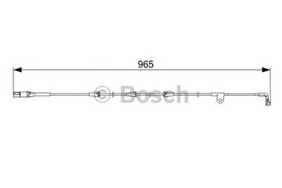 Датчик износа тормозных колодок BOSCH 1 987 473 027