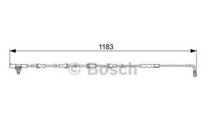 Датчик износа тормозных колодок BOSCH 1 987 473 031