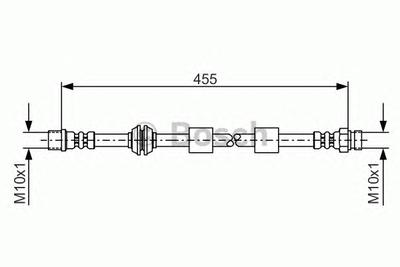 Тормозной шланг BOSCH 1 987 476 170