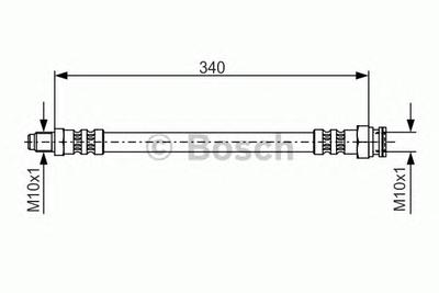 Тормозной шланг BOSCH 1 987 476 393