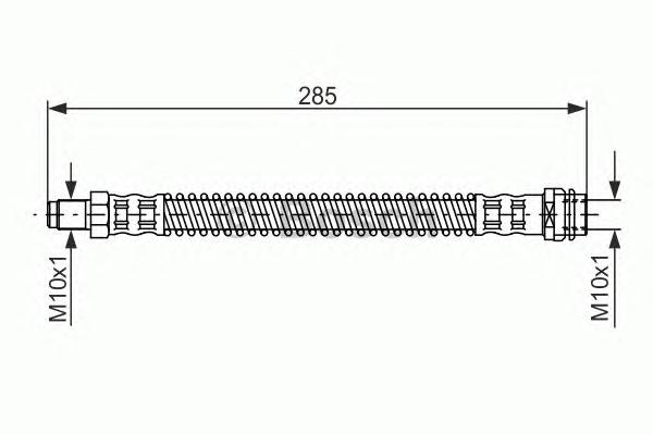 Тормозной шланг BOSCH