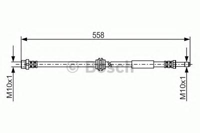 Тормозной шланг BOSCH 1 987 481 182