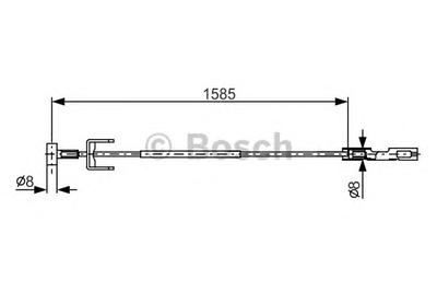 Трос ручника BOSCH 1 987 482 145