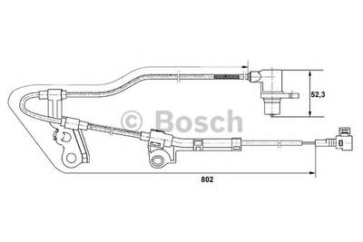 Датчик АБС BOSCH 0 265 006 676