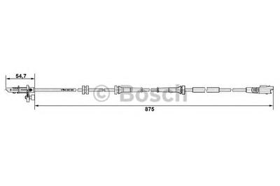 Датчик АБС BOSCH 0 265 007 790