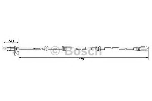 Датчик АБС BOSCH