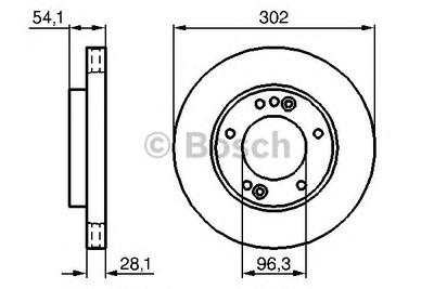 Тормозной диск BOSCH 0 986 479 230