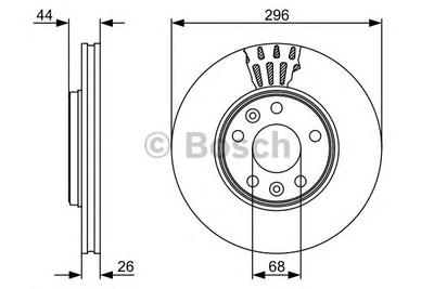 Тормозной диск BOSCH 0 986 479 551