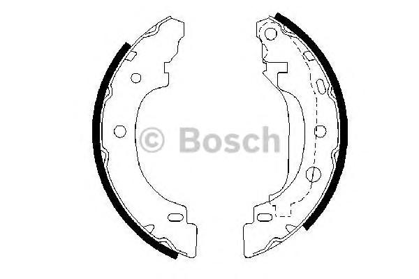Комплект тормозных колодок BOSCH