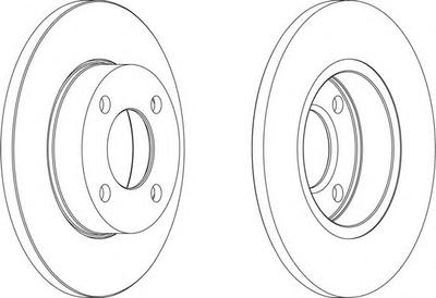 Тормозной диск FERODO DDF048