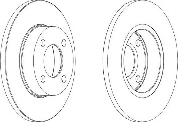 Тормозной диск FERODO
