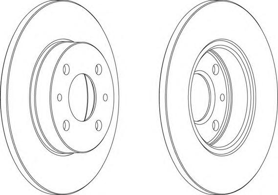 Тормозной диск FERODO