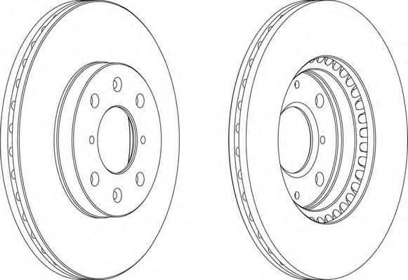 Тормозной диск FERODO