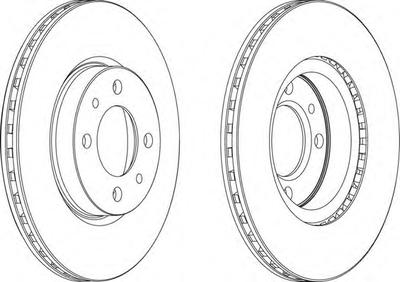 Тормозной диск FERODO DDF521