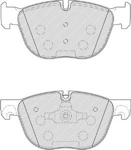 Комплект тормозных колодок, дисковый тормоз FERODO FDB4052