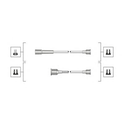 Комплект проводов зажигания MAGNETI MARELLI