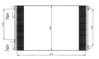 Конденсатор, кондиционер NRF 35449