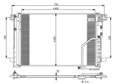Конденсатор, кондиционер NRF 35793