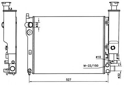 Радиатор охлаждения NRF 58776
