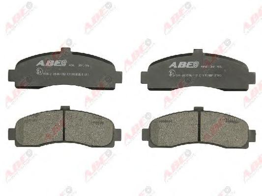 Комплект тормозных колодок, дисковый тормоз ABE