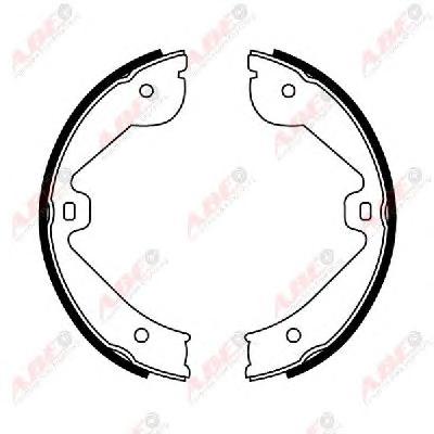 Комплект тормозных колодок, стояночная тормозная система ABE