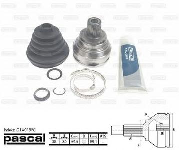 ШРУС PASCAL G1A015PC