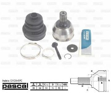 ШРУС PASCAL G1G045PC