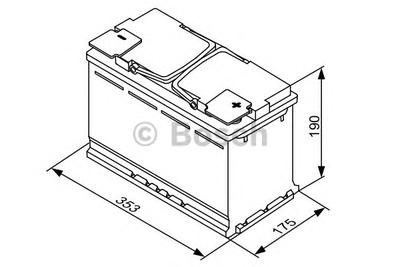 Аккумулятор BOSCH 0 092 S5A 130