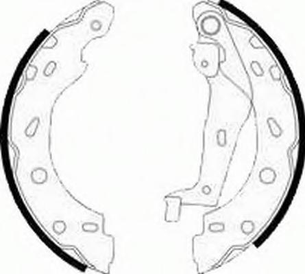 Комплект тормозных колодок FERODO