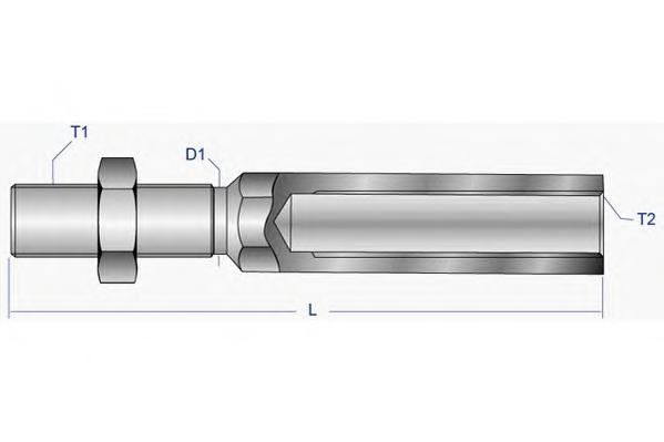 Осевой шарнир, рулевая тяга MOOG