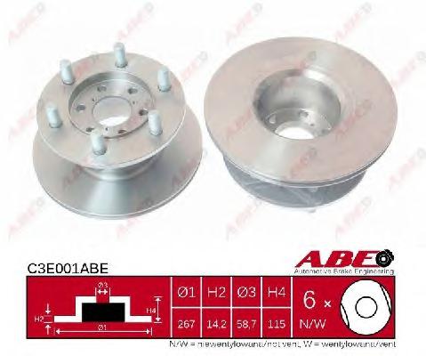 Тормозной диск ABE