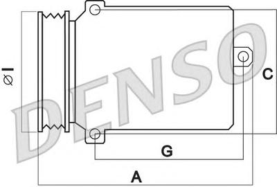 Компрессор, кондиционер DENSO