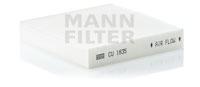 Фильтр, воздух во внутренном пространстве MANN-FILTER CU 1835