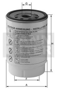 Топливный фильтр MANN-FILTER PL 420/1 x