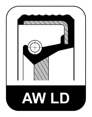 Уплотняющее кольцо, коленчатый вал ELRING