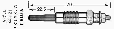 Свечи накала NGK 5906