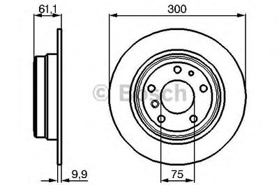 Тормозной диск BOSCH 0 986 478 321