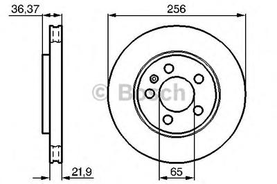 Тормозной диск BOSCH 0 986 478 482