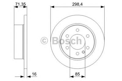 Тормозной диск BOSCH 0 986 479 295