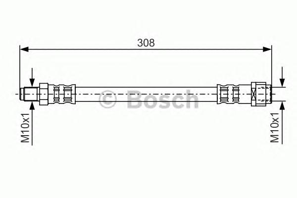 Тормозной шланг BOSCH