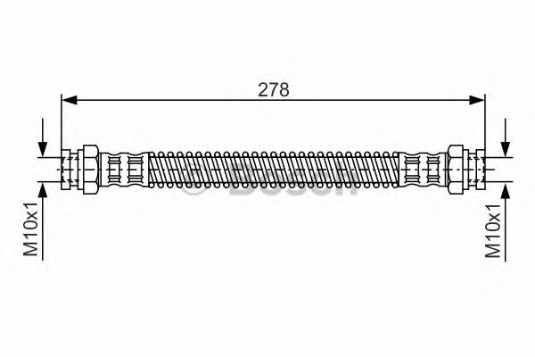 Тормозной шланг BOSCH