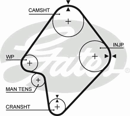 Ремень ГРМ GATES