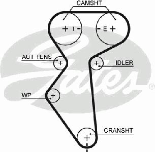 Ремень ГРМ GATES 5419XS