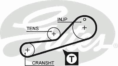 Ремень ГРМ GATES 5452XS